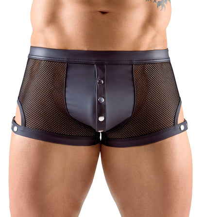SVENJOYMENT Herren-Netz-Pants mit Schenkelriemen