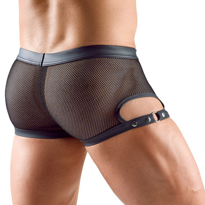 SVENJOYMENT Herren-Netz-Pants mit Schenkelriemen