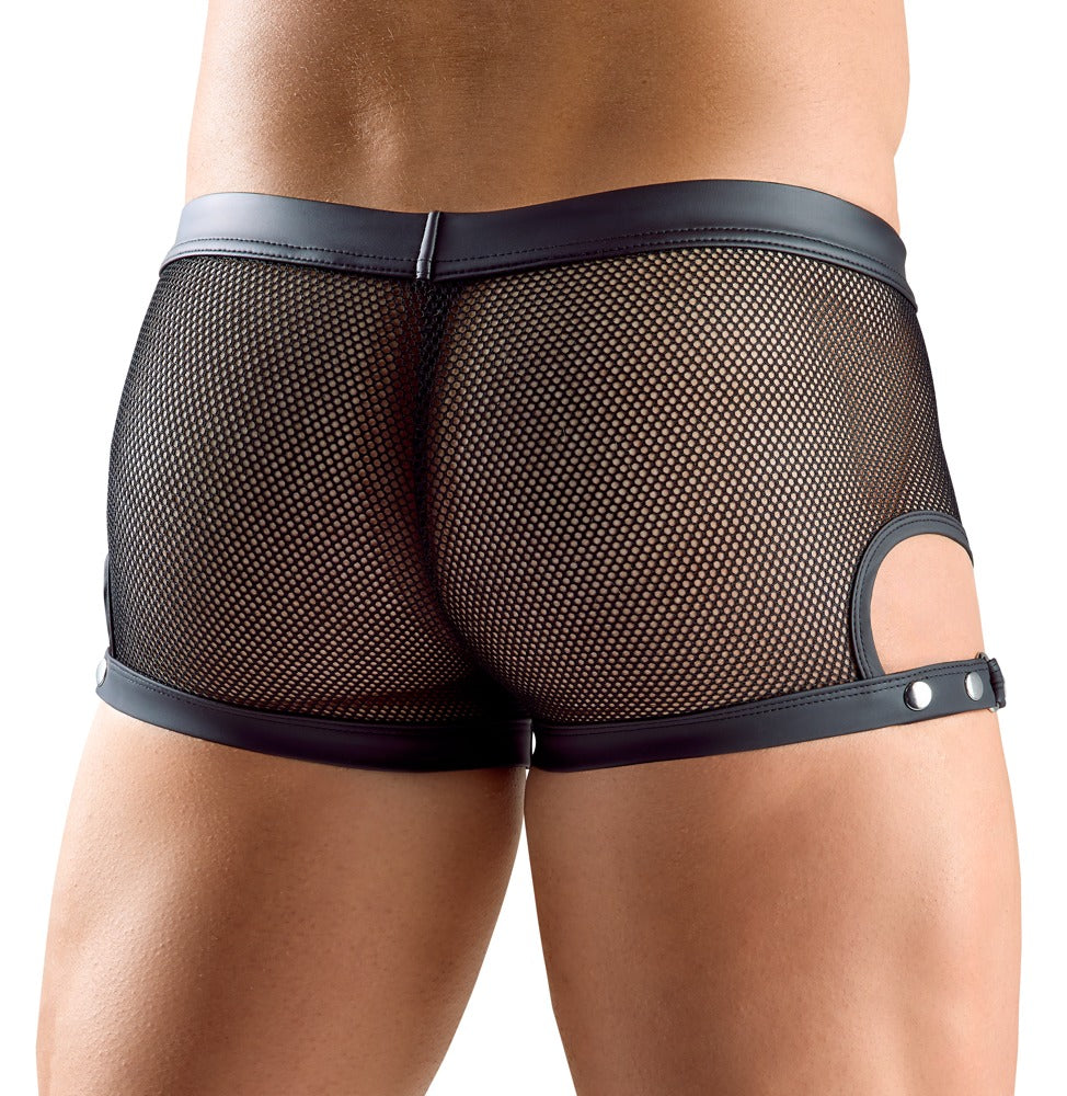 SVENJOYMENT Herren-Netz-Pants mit Schenkelriemen