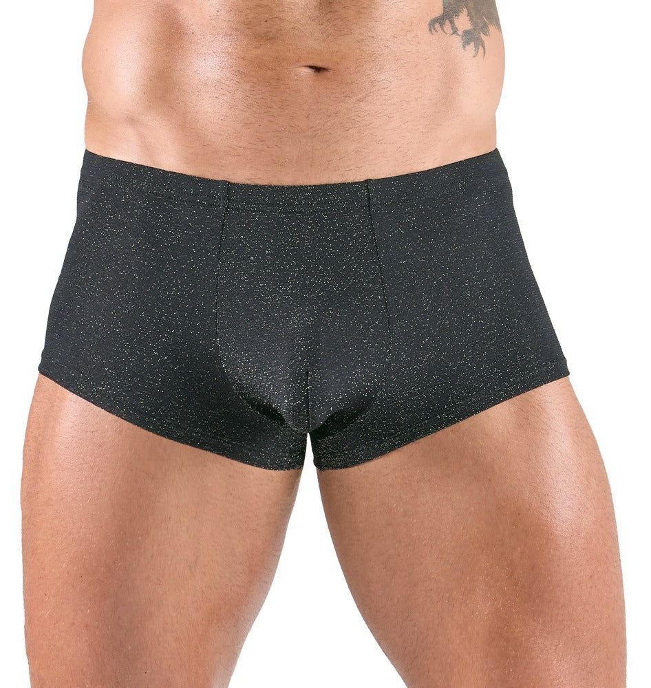 SVENJOYMENT Herren-Pants im Silber-Lurex-Look
