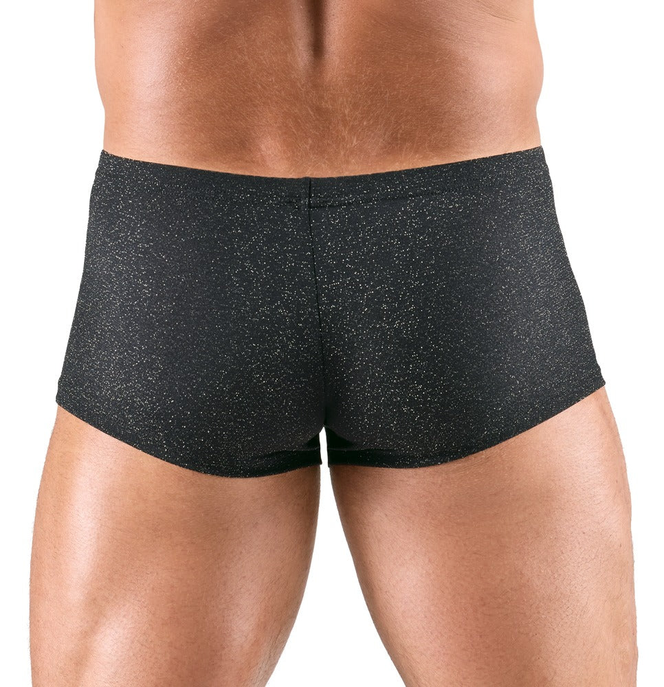 SVENJOYMENT Herren-Pants im Silber-Lurex-Look