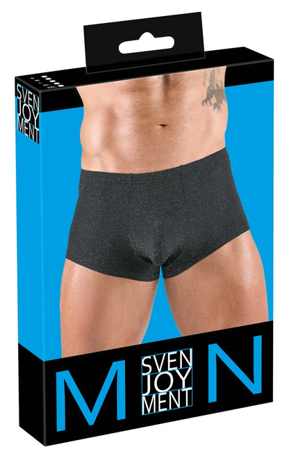 SVENJOYMENT Herren-Pants im Silber-Lurex-Look