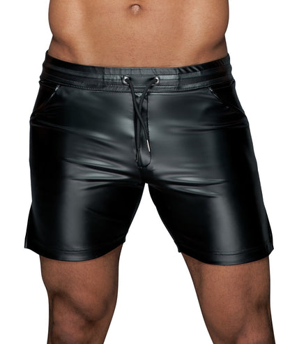 NOIR Herren-Shorts im Powerwetlook