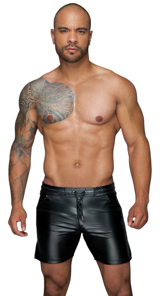 NOIR Herren-Shorts im Powerwetlook