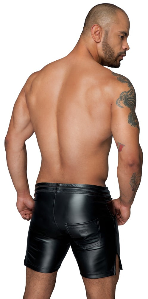NOIR Herren-Shorts im Powerwetlook