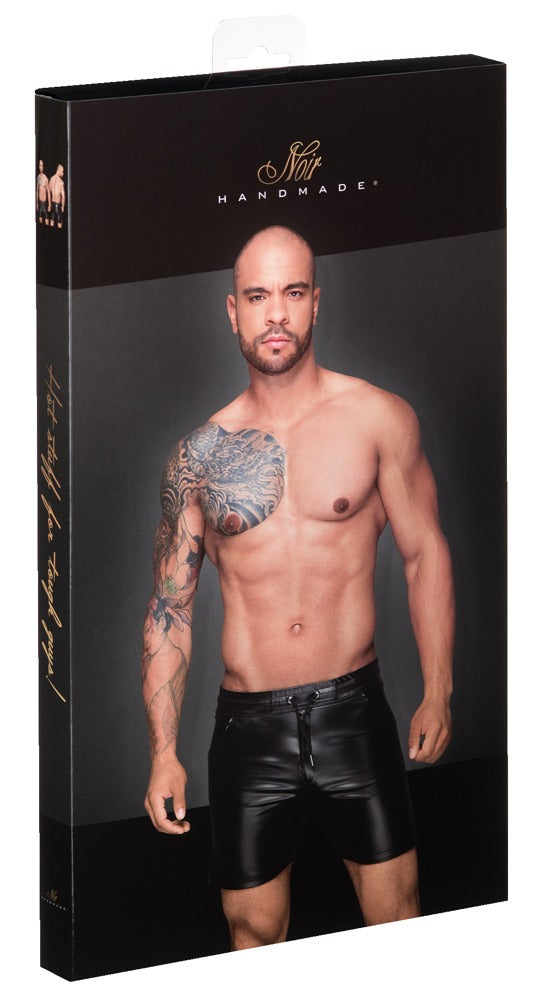 NOIR Herren-Shorts im Powerwetlook