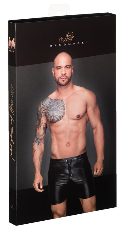NOIR Herren-Shorts im Powerwetlook