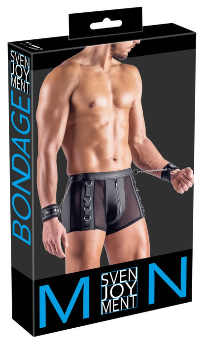 SVENJOYMENT Herren-Pants po-frei mit Soft-Handfesseln