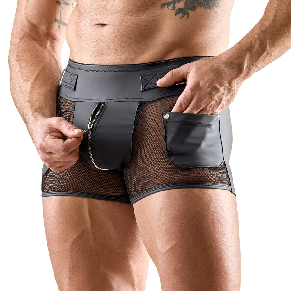 SVENJOYMENT Herren-Pants mit Netz-Einsätzen und Taschen