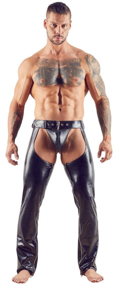 SVENJOYMENT Herren-Chaps aus Lederimitat