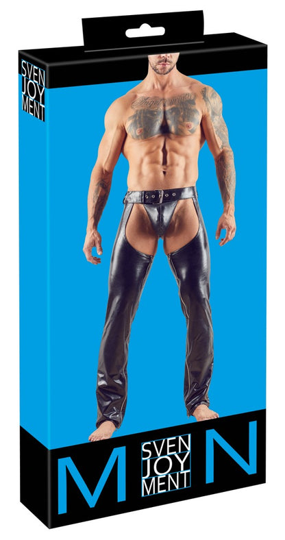 SVENJOYMENT Herren-Chaps aus Lederimitat
