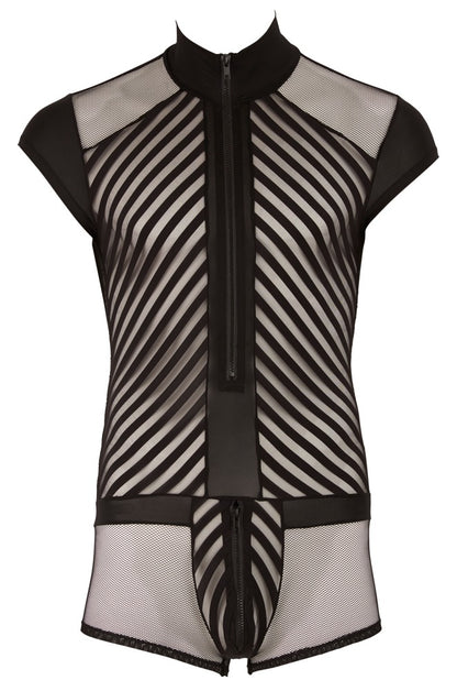 SVENJOYMENT Herren-Body in Harness-Optik mit Zip