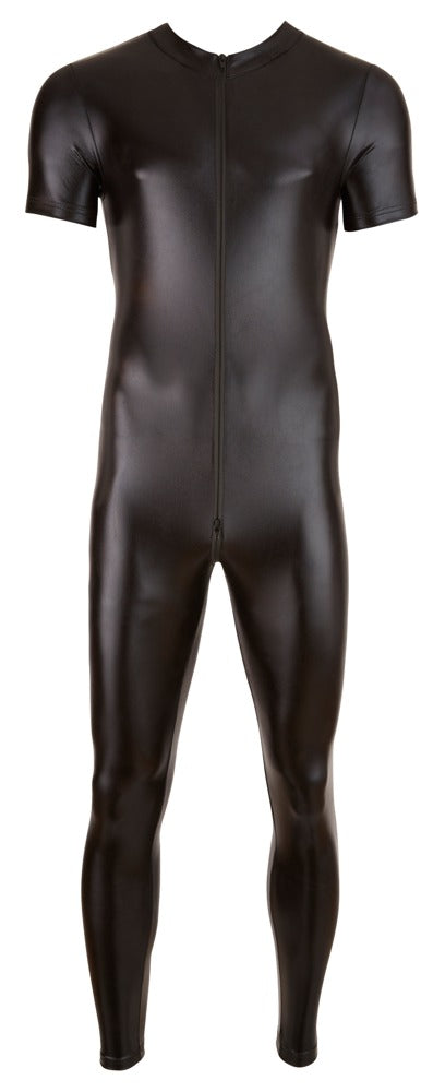 SVENJOYMENT Herren-Wetlook-Overall mit Zip