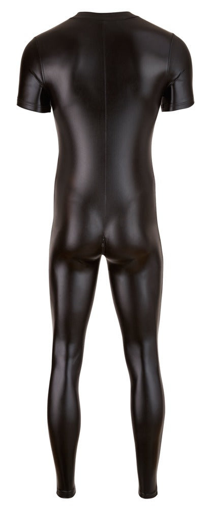 SVENJOYMENT Herren-Wetlook-Overall mit Zip