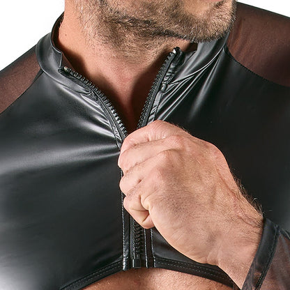 SVENJOYMENT Herren-Langarm-Riobody mit Powernet