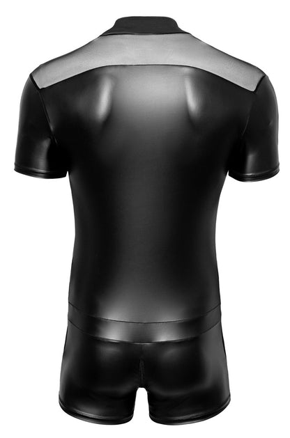 SVENJOYMENT Herren-Kurzoverall mit Stehkragen