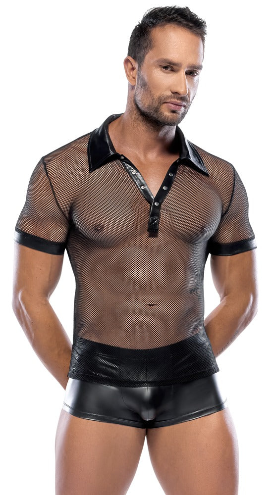 SVENJOYMENT Herren-Shirt mit Polokragen