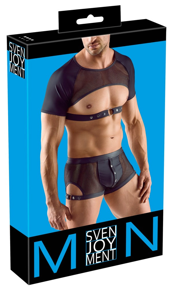 SVENJOYMENT Herren-Shirt brust- und bauchfrei