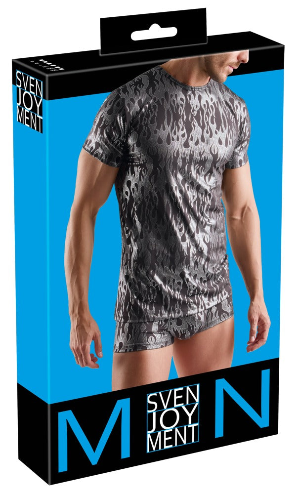 SVENJOYMENT Herren-Shirt im Mystic-Metallic-Design
