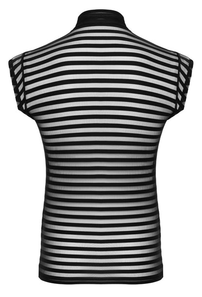 SVENJOYMENT Herren-Shirt im Querstreifen-Look