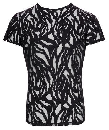 SVENJOYMENT Herren-Shirt in Ausbrenner-Optik