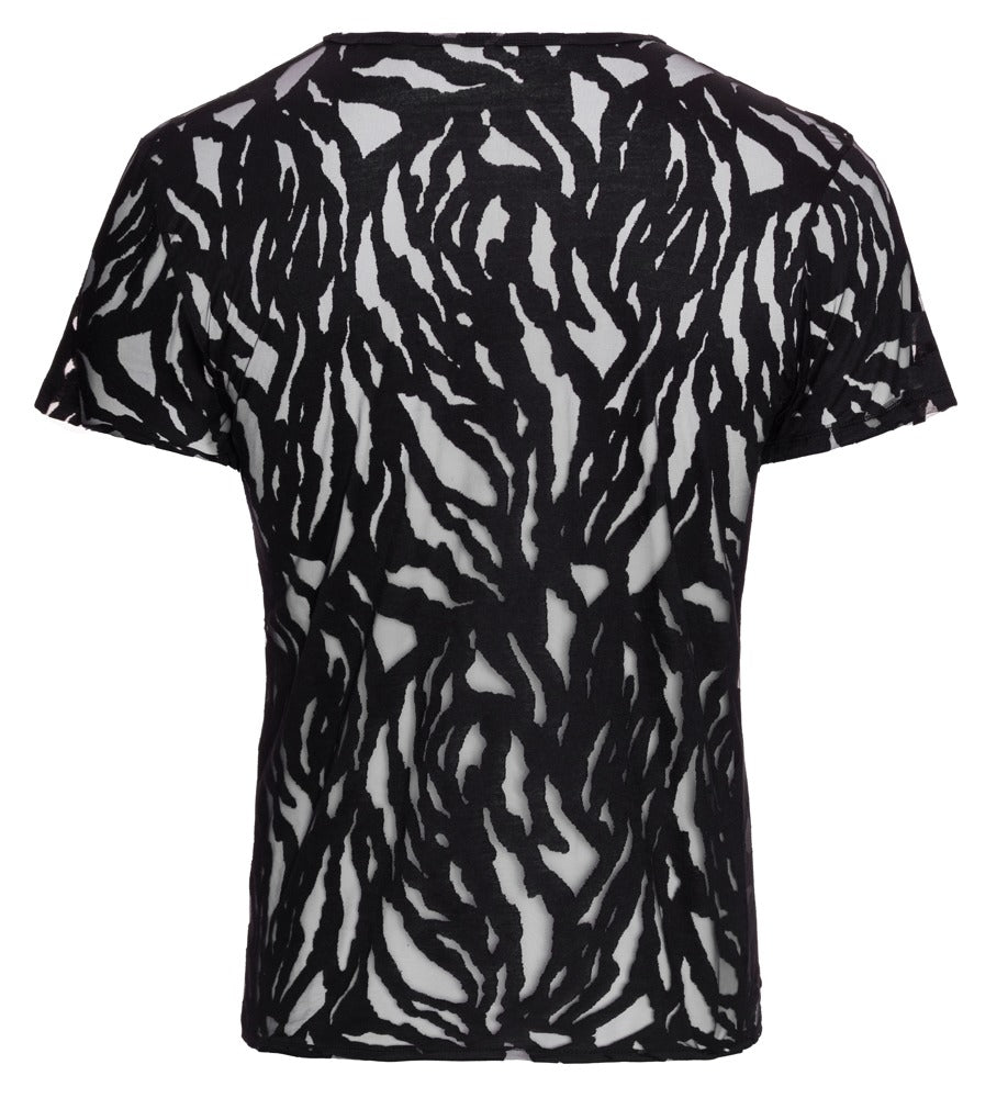 SVENJOYMENT Herren-Shirt in Ausbrenner-Optik