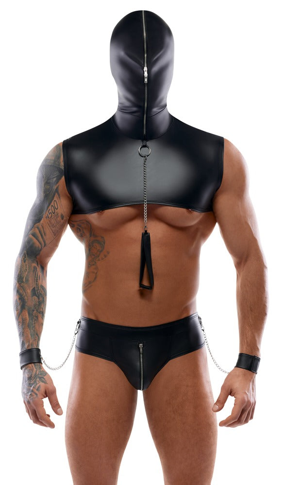SVENJOYMENT Herren-Bondage-Set mit Kapuzen-Top