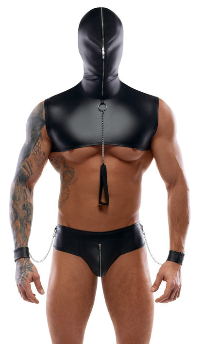 SVENJOYMENT Herren-Bondage-Set mit Kapuzen-Top