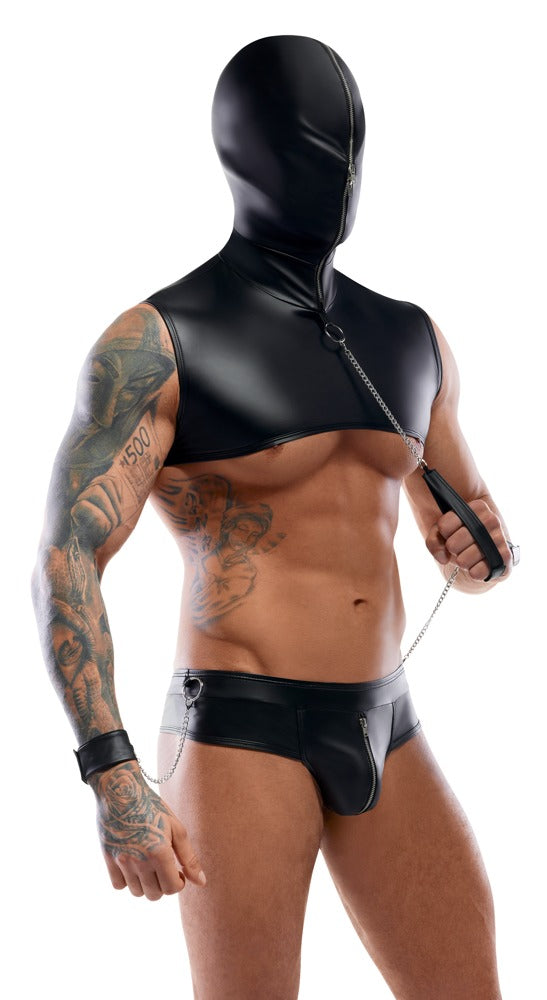 SVENJOYMENT Herren-Bondage-Set mit Kapuzen-Top