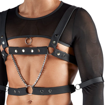 SVENJOYMENT Herren-Bondage-Set mit Crop-Top und Jock