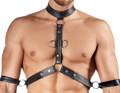 SVENJOYMENT Herren-Harness-Pants-Set mit 4 Fesseln