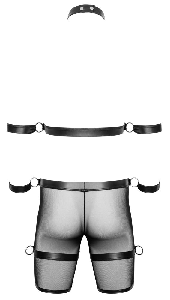 SVENJOYMENT Herren-Harness-Pants-Set mit 4 Fesseln