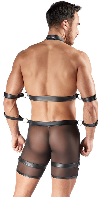 SVENJOYMENT Herren-Harness-Pants-Set mit 4 Fesseln