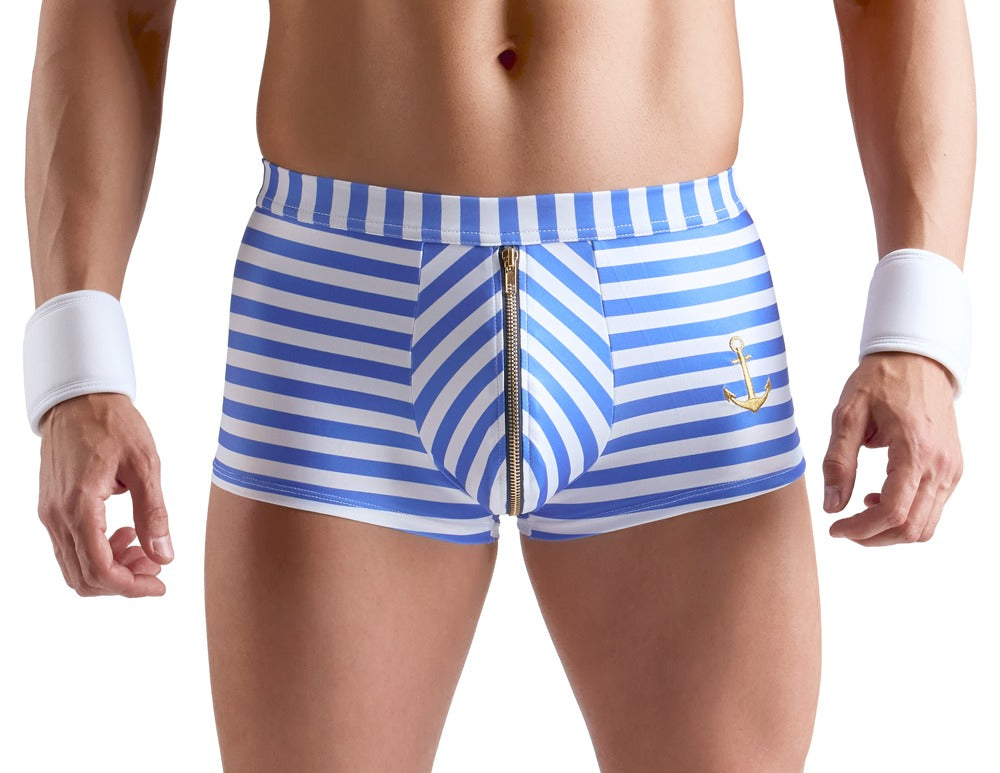 SVENJOYMENT Herren-Pants im Matrosen-Look mit Manschetten