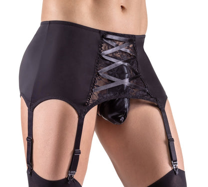 SVENJOYMENT Herren-Strapsgürtel mit Spitze