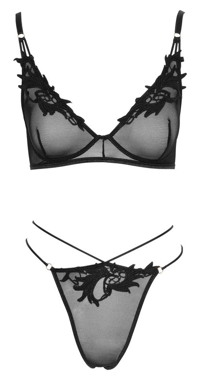 COTTELLI BH-und-Rio-Set mit Stickerei