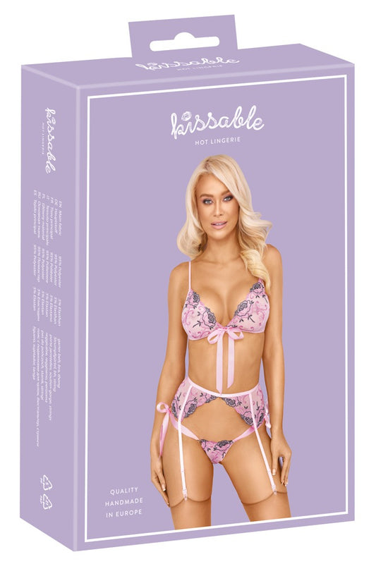 kissable BH Set Stickerei L/XL