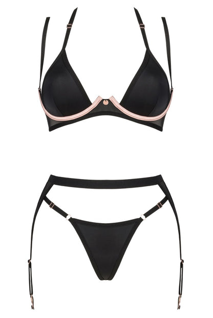 OBSESSIVE Selinne BH-Set mit Strapsgurt