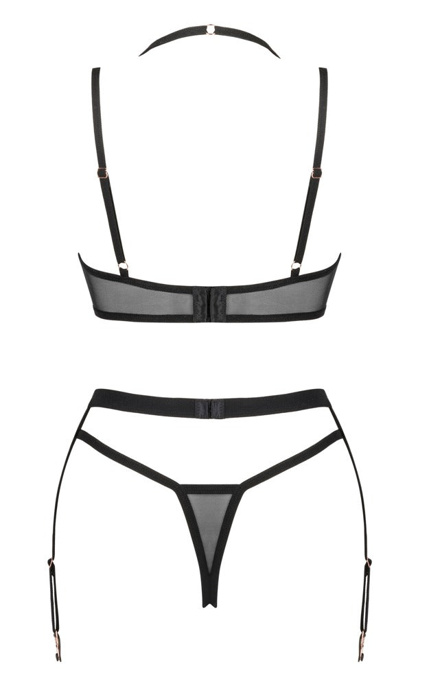OBSESSIVE Selinne BH-Set mit Strapsgurt