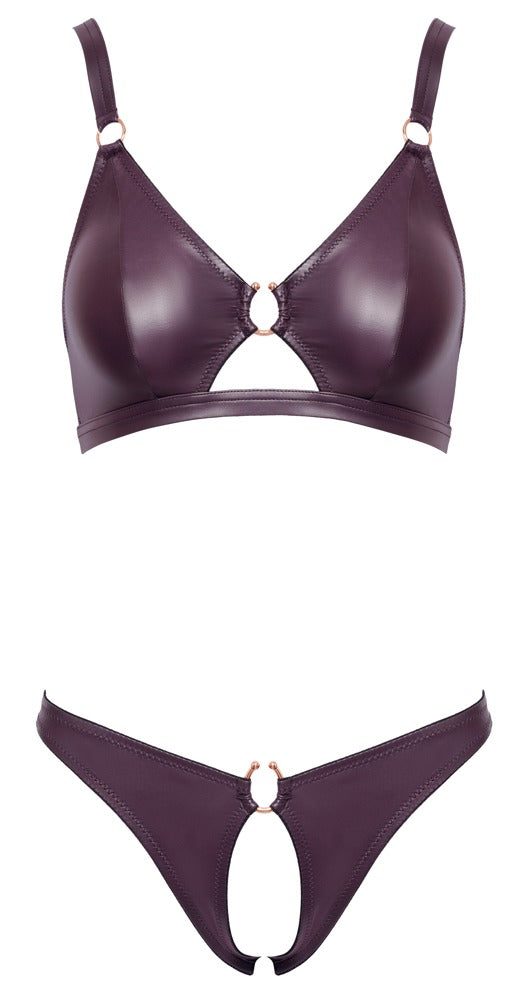 COTTELLI Wetlook-Set in Lila