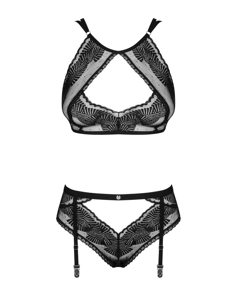 OBSESSIVE Allastia BH-Set mit Straps-Slip