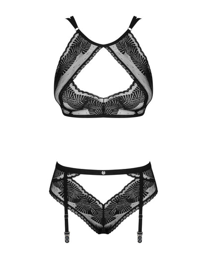 OBSESSIVE Allastia BH-Set mit Straps-Slip