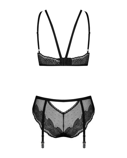 OBSESSIVE Allastia BH-Set mit Straps-Slip