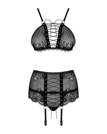 OBSESSIVE Basitta BH-Set mit Strapsgurt