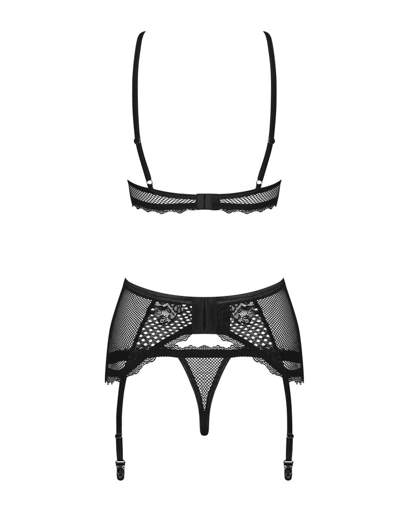 OBSESSIVE Basitta BH-Set mit Strapsgurt