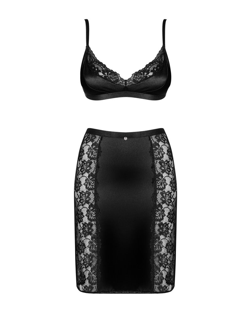 OBSESSIVE Blanita BH-Set mit Etuirock