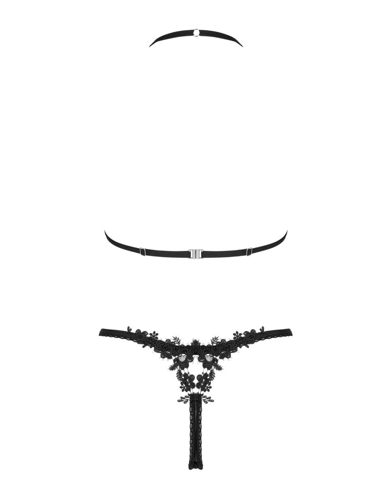 OBSESSIVE Celia Noir BH-Set, transparent