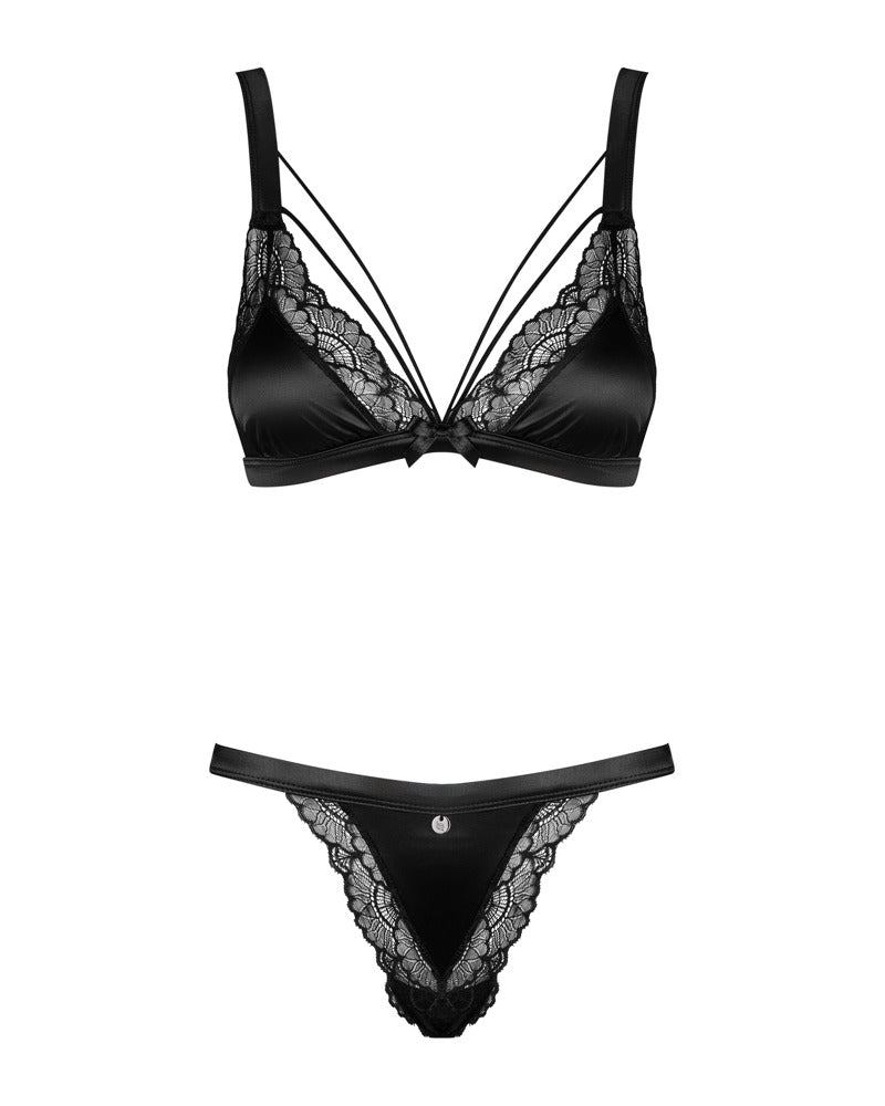 OBSESSIVE Eloissa BH-Set aus Satin