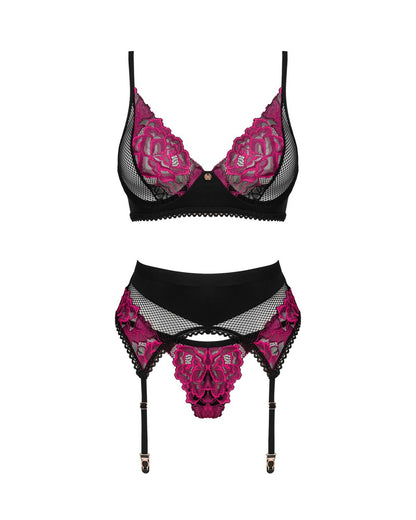 OBSESSIVE BH-Set mit Rosenspitze