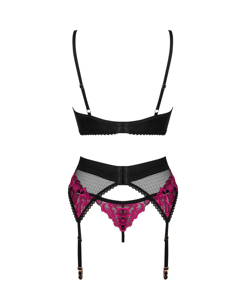 OBSESSIVE BH-Set mit Rosenspitze